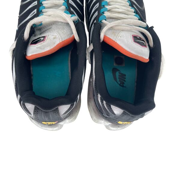 Nike Air Max Plus Black-Black-Turf Orange Mens Sz 10.5 CZ1651-001 - Picture 7 of 9